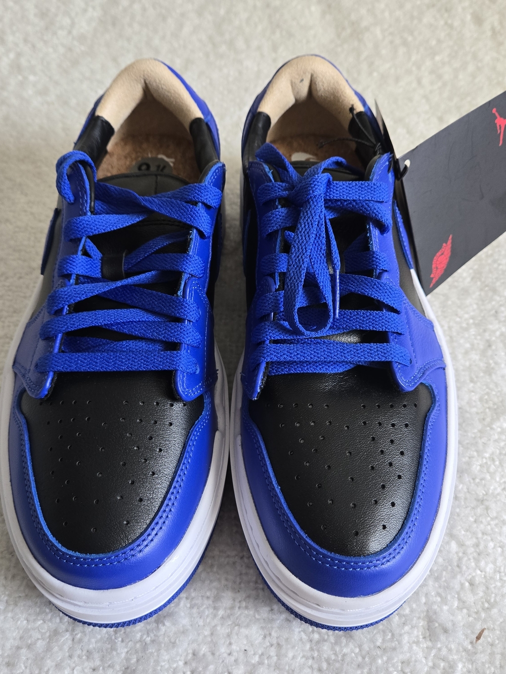 Nike Air Jordan 1 Low Elevate Women’s Size 9.5 Platform Sneaker Hyper Royal. NWT